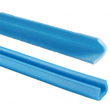 Profiles mousse bleu forme en U 30x40mm