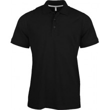 Polo manches coutes noir S