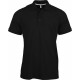 Polo manches coutes noir 2XL