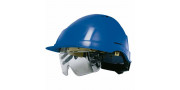 Casque avec lunettes integree Bleu