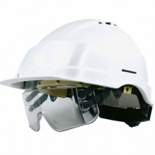 Casque avec lunettes integree Blanc