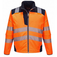 Softshell hv T402 orange marine 2XL