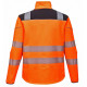 Softshell hv T402 orange marine 4XL