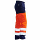 Espace Emballage Pantalon de travail HV Vision Orange Marine