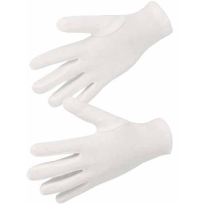 Espace Emballage Gant coton interlock blanchi JBP100SW