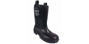 Espace Emballage Botte de securité fourre born pvc noir S5