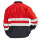 Espace Emballage Blouson haute visibilité Gris Rouge