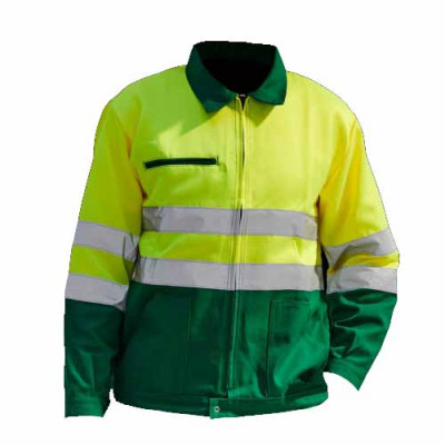 Espace Emballage Blouson haute visibilité Vert Jaune