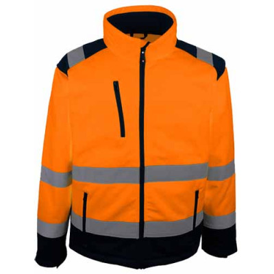 Espace Emballage Veste Softshell Haute Visibilite VULCO Orange