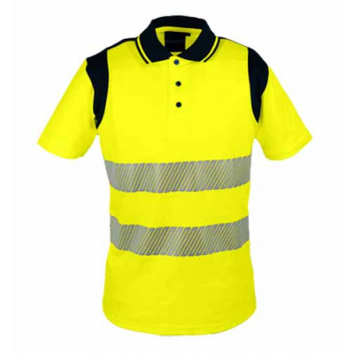 Espace Emballage Polo haute visibilite POLMA Jaune