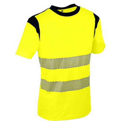 Espace Emballage T-shirt Haute Visibilité Jaune SUCA