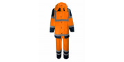 Ensemble de pluie Haute Visibilité VILO Orange Espace Emballaage