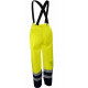 Pantalon a bretelles Haute Visibilité PIVA Jaune Espace Emballage