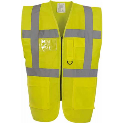 Gilet multifonctions haute visibilite YHVW801 Espace Emballage