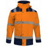 Parka haute visibilite 5 en 1 Orange PARIMO EPI Espace Emballage