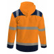 Parka haute visibilite 5 en 1 Orange PARIMO EPI Espace Emballage