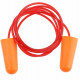 Bouchon d'oreille avec cordon PU Orange EPI Espace Emballage