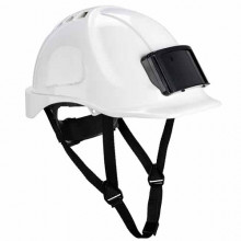 Casque de chantier avec porte badge EPI Espace Emballage