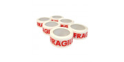 Adhesif pp blanc silencieux fragile