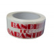 Adhesif pp blanc bande de garantie 48100